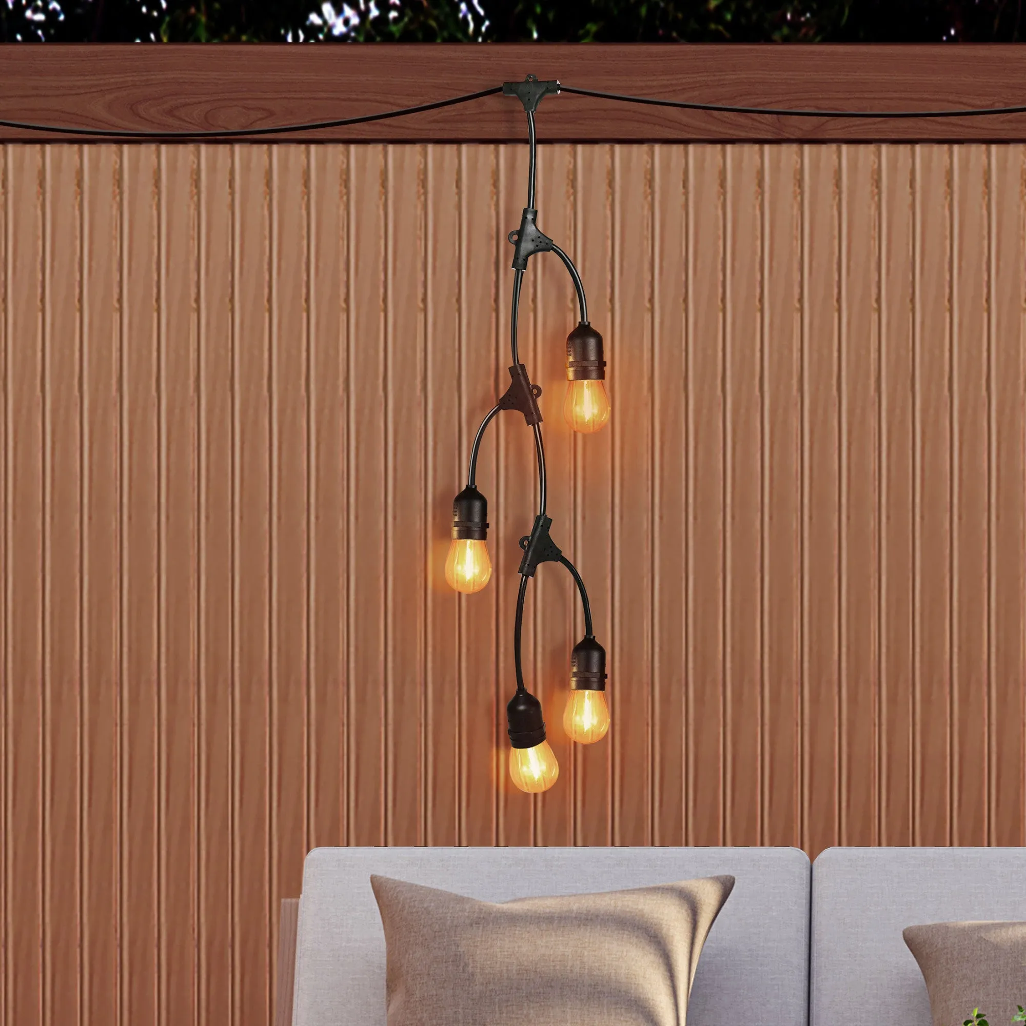 12 ft. LED Fence String Lights