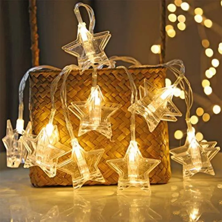 1.5m LED Star Clip | Battery String Lights