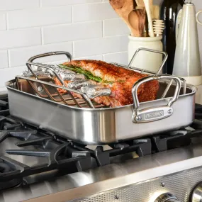 16.5-inch Classic Clad Roaster with Rack