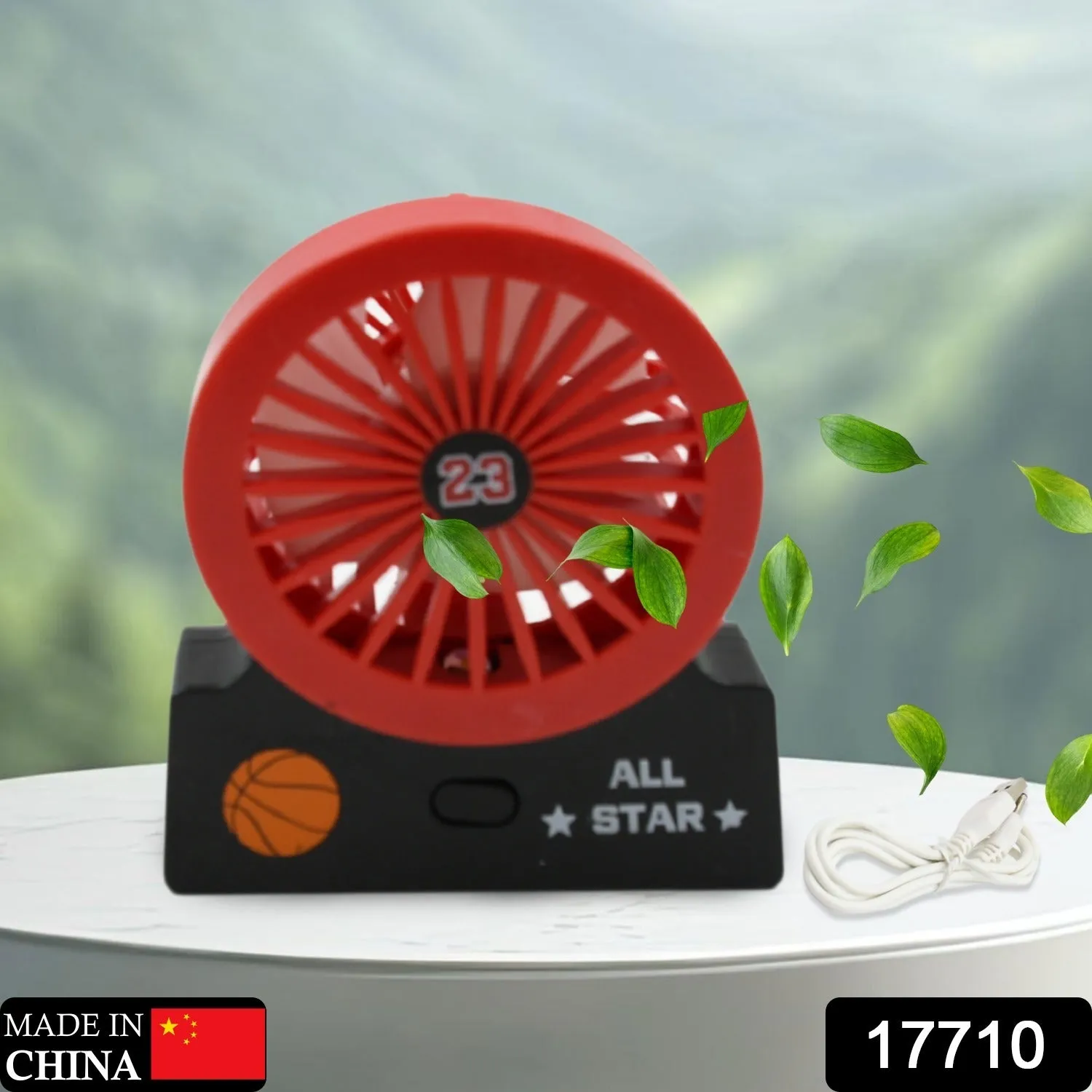 17710 PORTABLE MINI DESK FAN, TABLE FAN WITH PERSONAL DESK FAN SUITABLE FOR OFFICE, SCHOOL & HOME USE (1Pc)