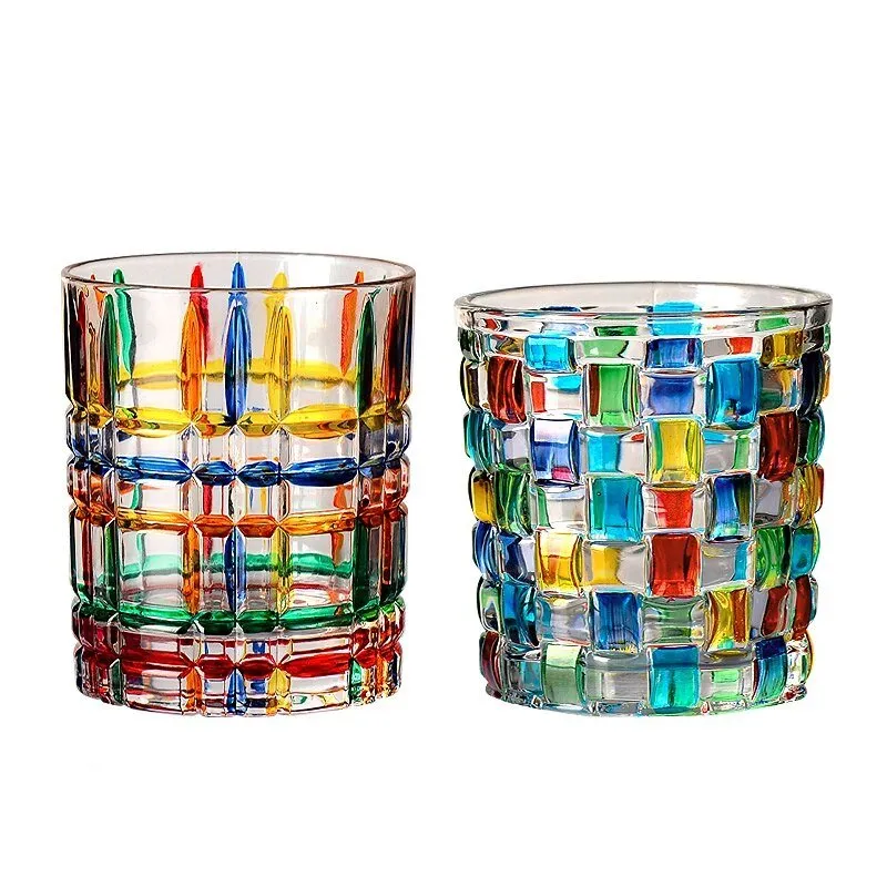 2 Pcs Italy Zecchin Design Crystal Whiskey Cups