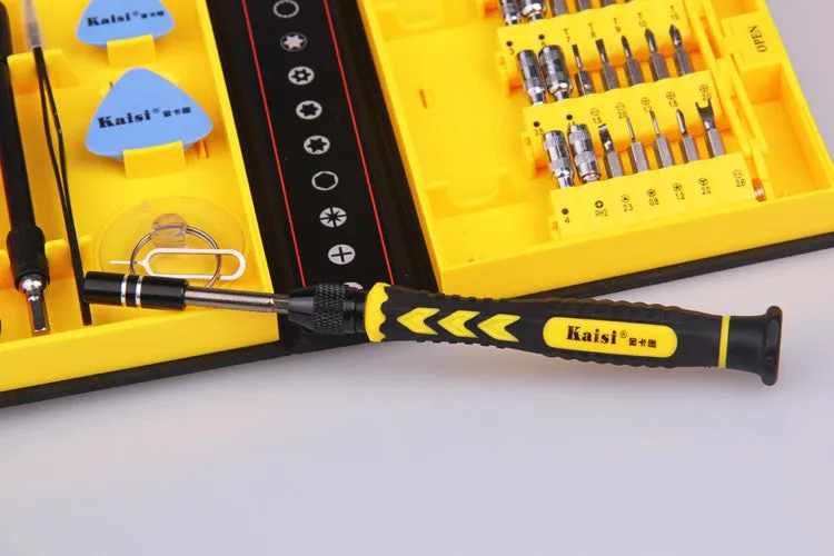 38 in 1 Multi Repair Tool Box Magnetic Opening Tools Kit Screwdriver for Cell Phones Iphone 4 5S Notebook MP3 Laptop