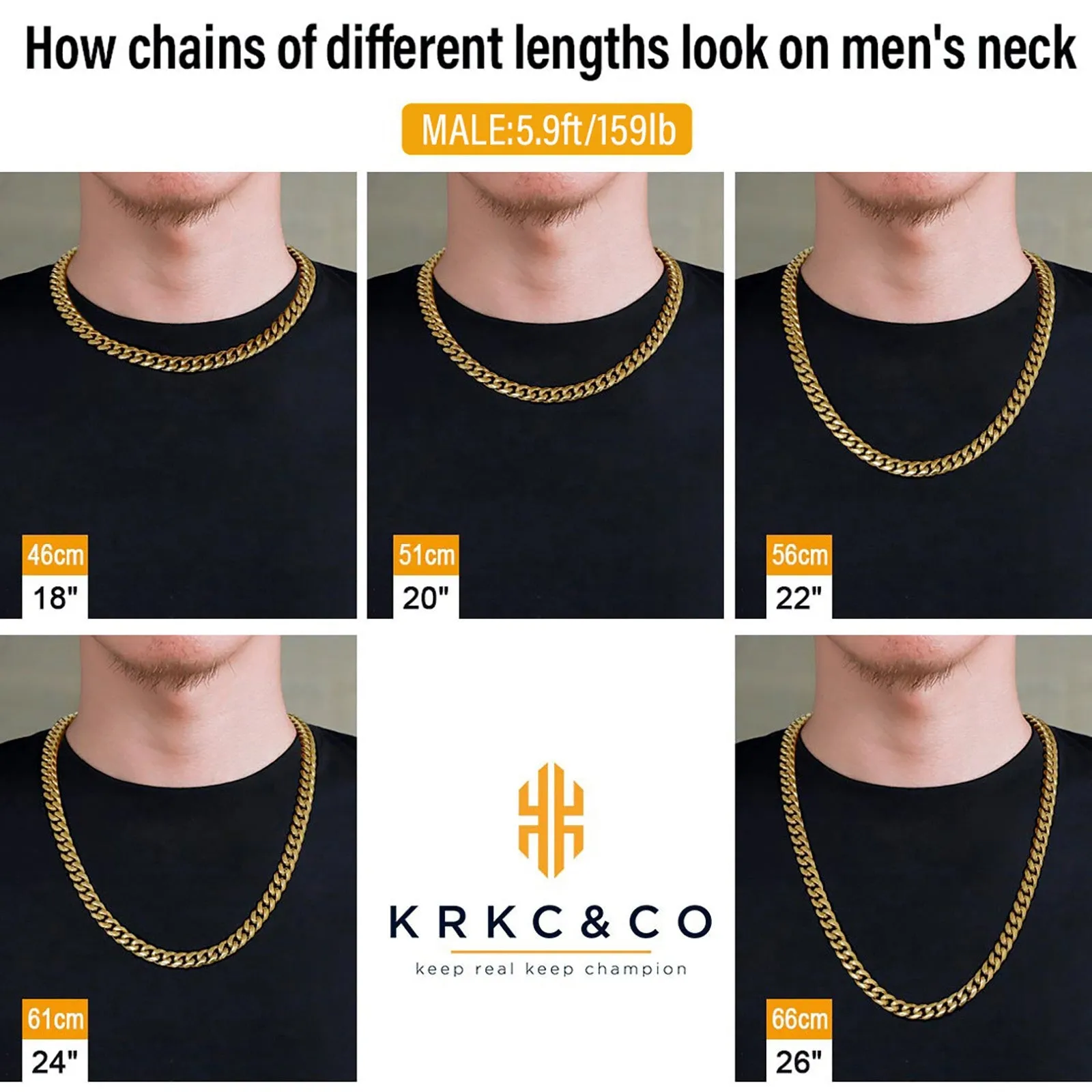 3mm/4mm/6mm Miami Cuban Link Chain with Lobster Clasp in 18K Gold/ White Gold