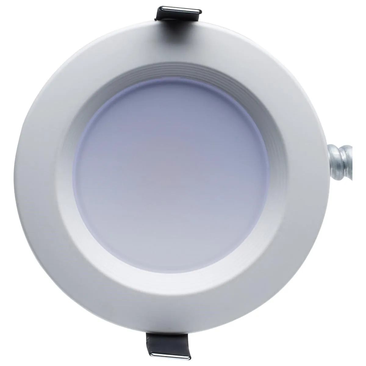 4 Inch Commercial LED Downlight, 12 Watts, 1200 Lumens, Selectable 2700K to 5000K, Baffle Trim, 120-277V