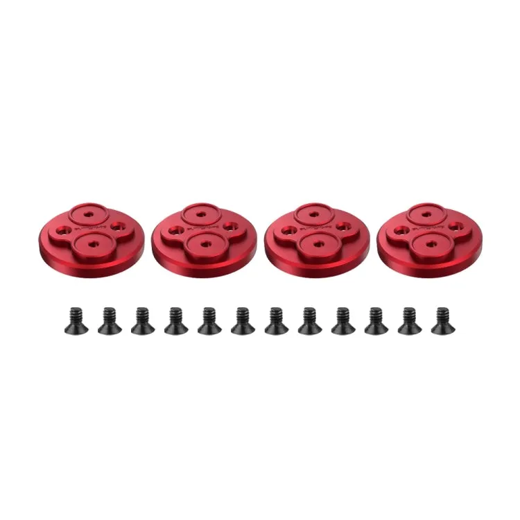 4 PCS Sunnylife Motor Metal Protection Cover for DJI Mini 2 (Red)