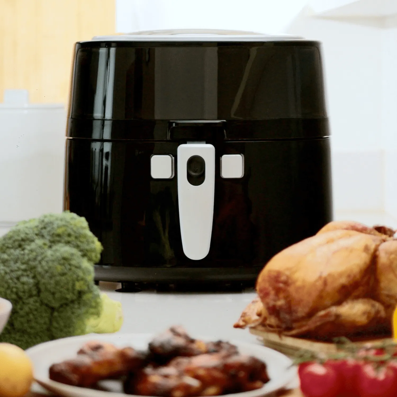 7.5L Air Fryer with Food Stirring Paddle, Digital Display & Timer