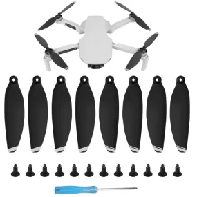 8 PCS/Set Sunnylife 4726F Low Noise Quick-release Wing Propellers for DJI Mini SE / Mini 2 / Mini 2 SE(Silver)