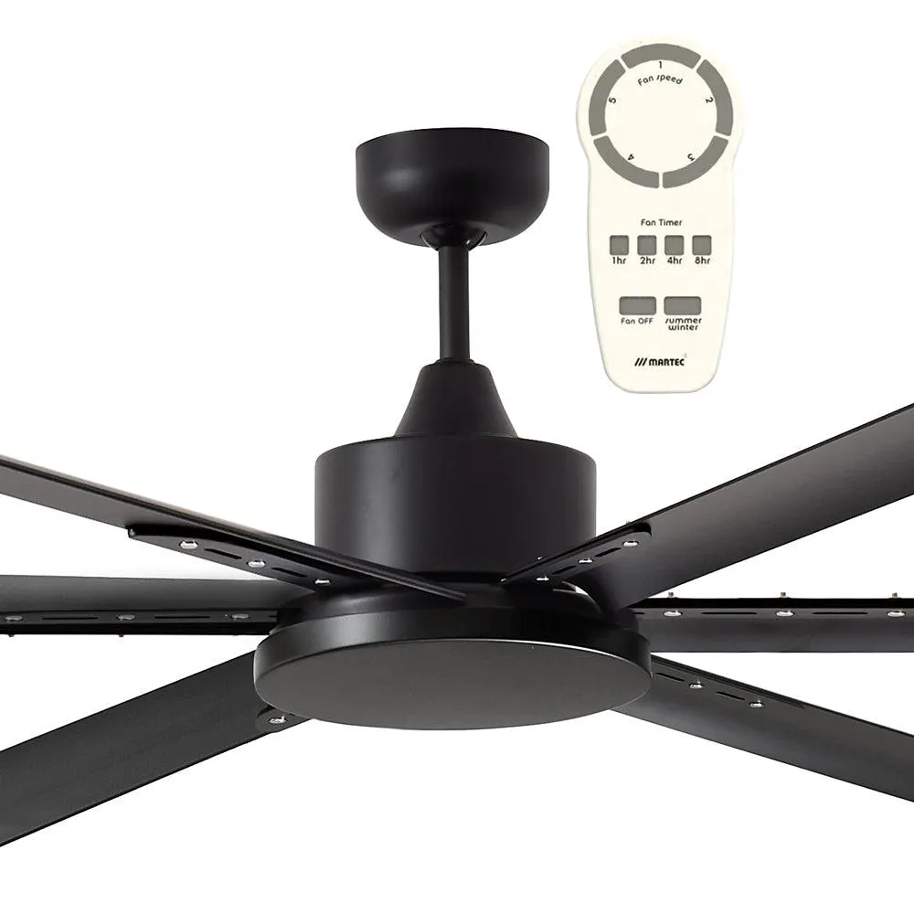 84" Albatross DC Ceiling Fan Matt Black, White, Brushed Nickel MAFMXR   MAF210X Martec Lighting