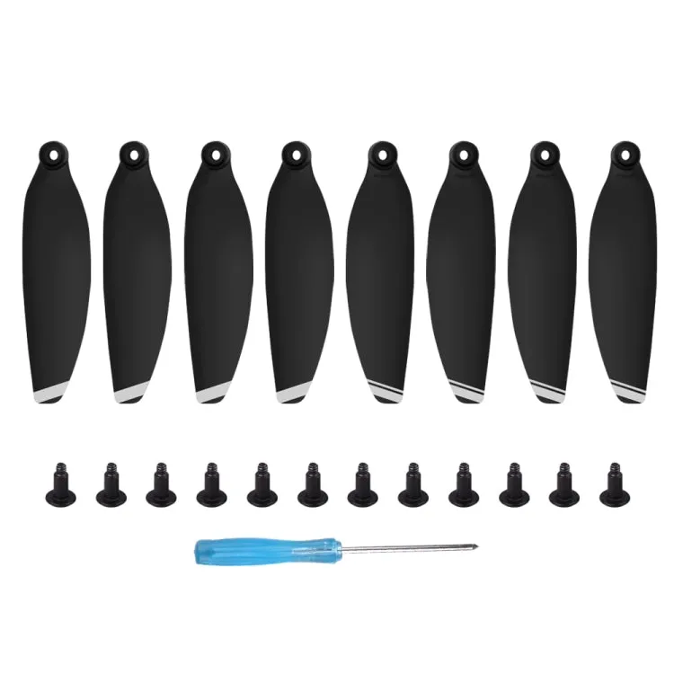 8PCS/Set Sunnylife 4726F Low Noise Quick-release Wing Propellers for DJI Mavic Mini 1(Silver)