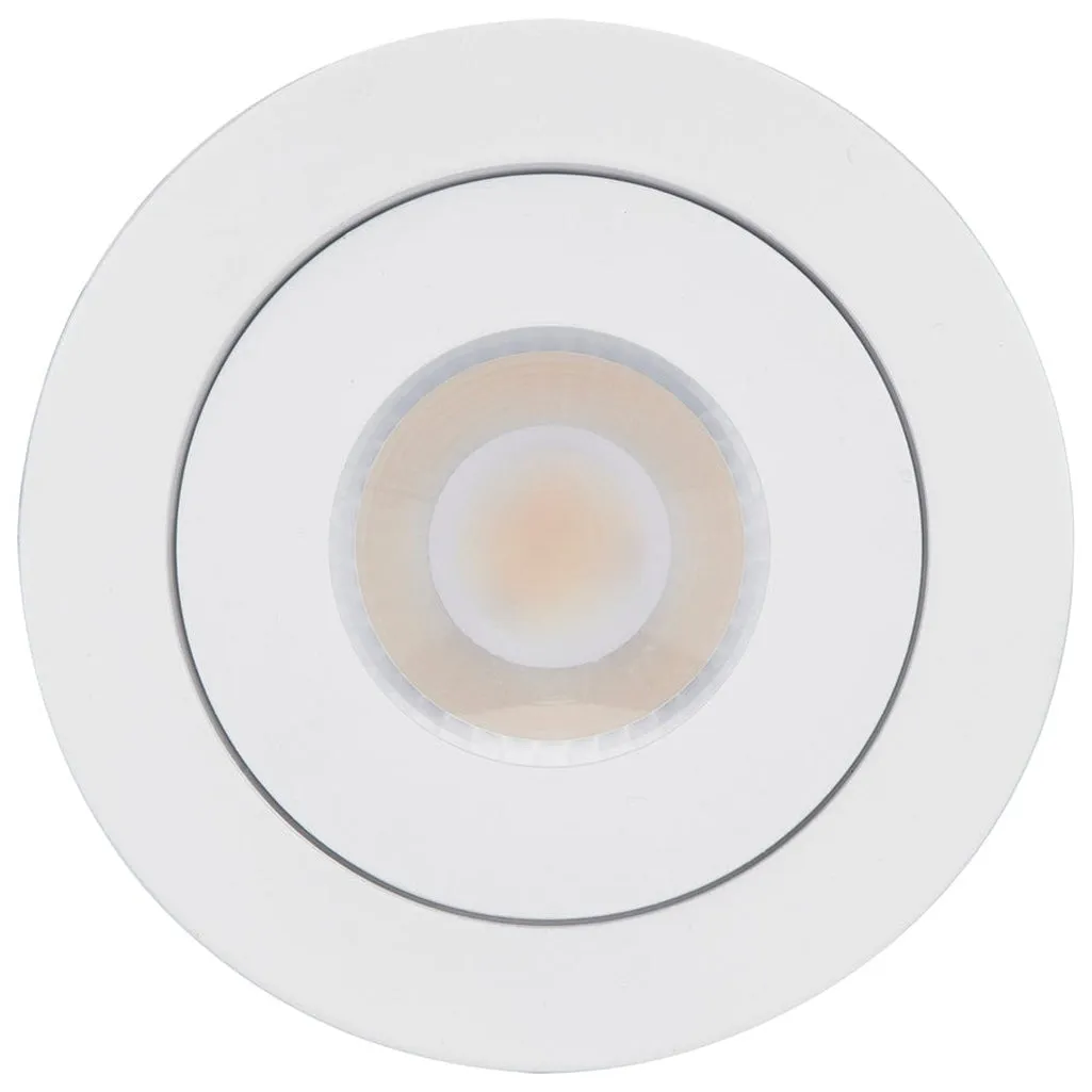 9W - LED Gimbaled Downlight - 4 Inch - RGB & Tunable White - Round - Starfish IOT - White Finish - 650 Lumens - 120-227V