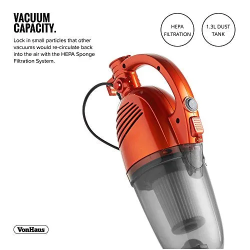 A TWO-IN-ONE VACUUM THAT OFFERS GREAT SUCTION WITH A COMPACT DESIGN