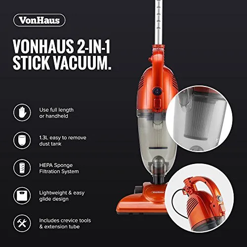 A TWO-IN-ONE VACUUM THAT OFFERS GREAT SUCTION WITH A COMPACT DESIGN