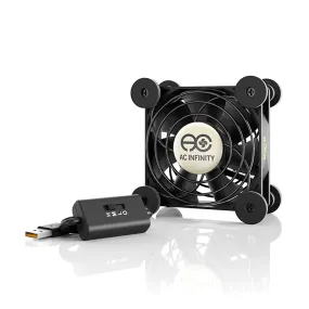 AC Infinity Multifan S1, Quiet AC-Powered Cooling Fan, 80mm