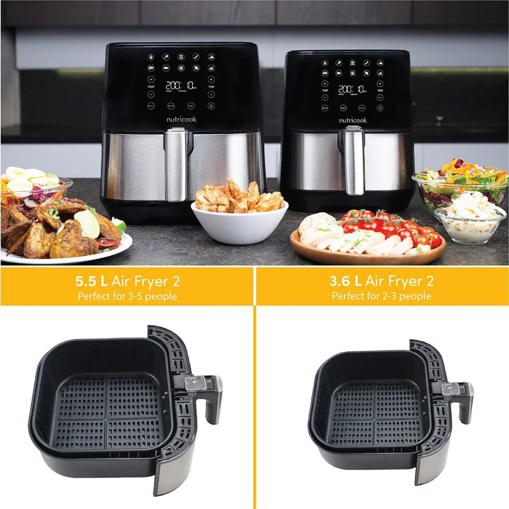 Air Fryer 2 - Stainless Steel - 5.5L