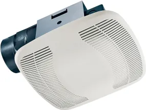 Air King BFQ75 Exhaust Fan, 8-11/16 in L, 9-1/8 in W, 0.3 A, 120 V, 1-Speed, 70 cfm Air, ABS, White :EA: QUANTITY: 1