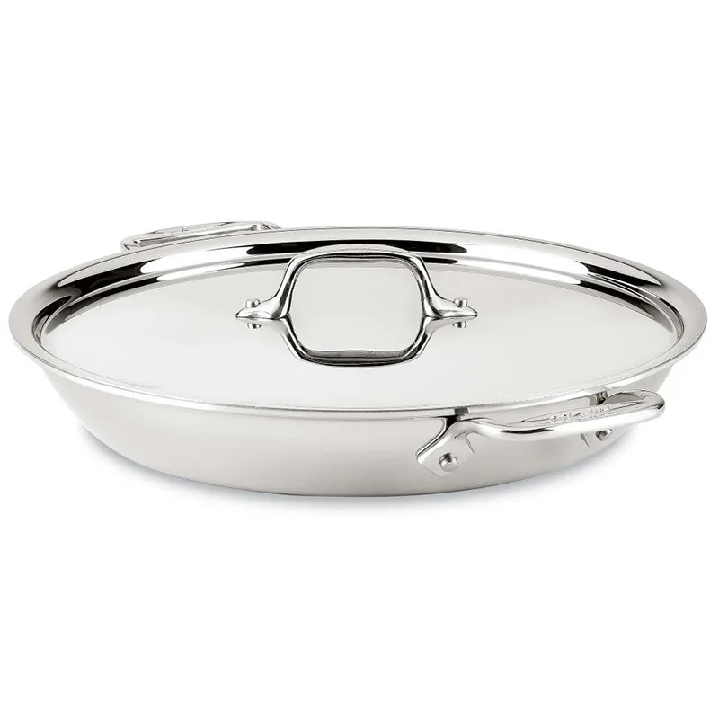 All-Clad D3 Stainless 3-Ply Bonded Universal Pan with Lid