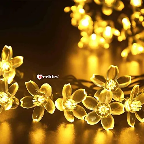 Archies® Decorative Flower Fairy String 20 Led Lights for Diwali Festival, Christmas, Party, Home Décor Gift (Warm White)