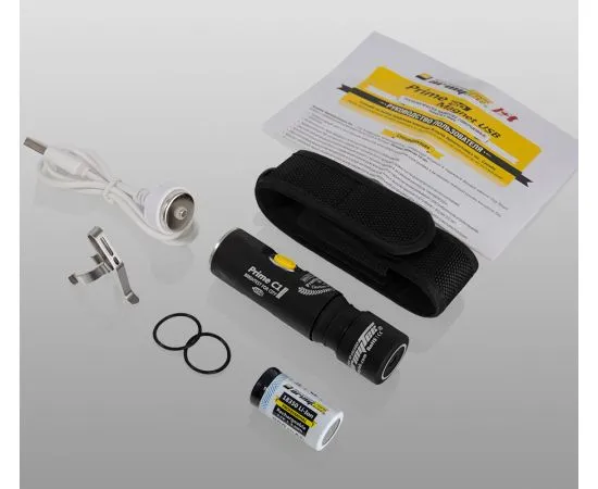 Armytek Prime C1 Pro Magnet USB 18350 / XP-L Warm / 900 lm / TIR 20Â°:80Â° / 1x18350 or 1xRCR123