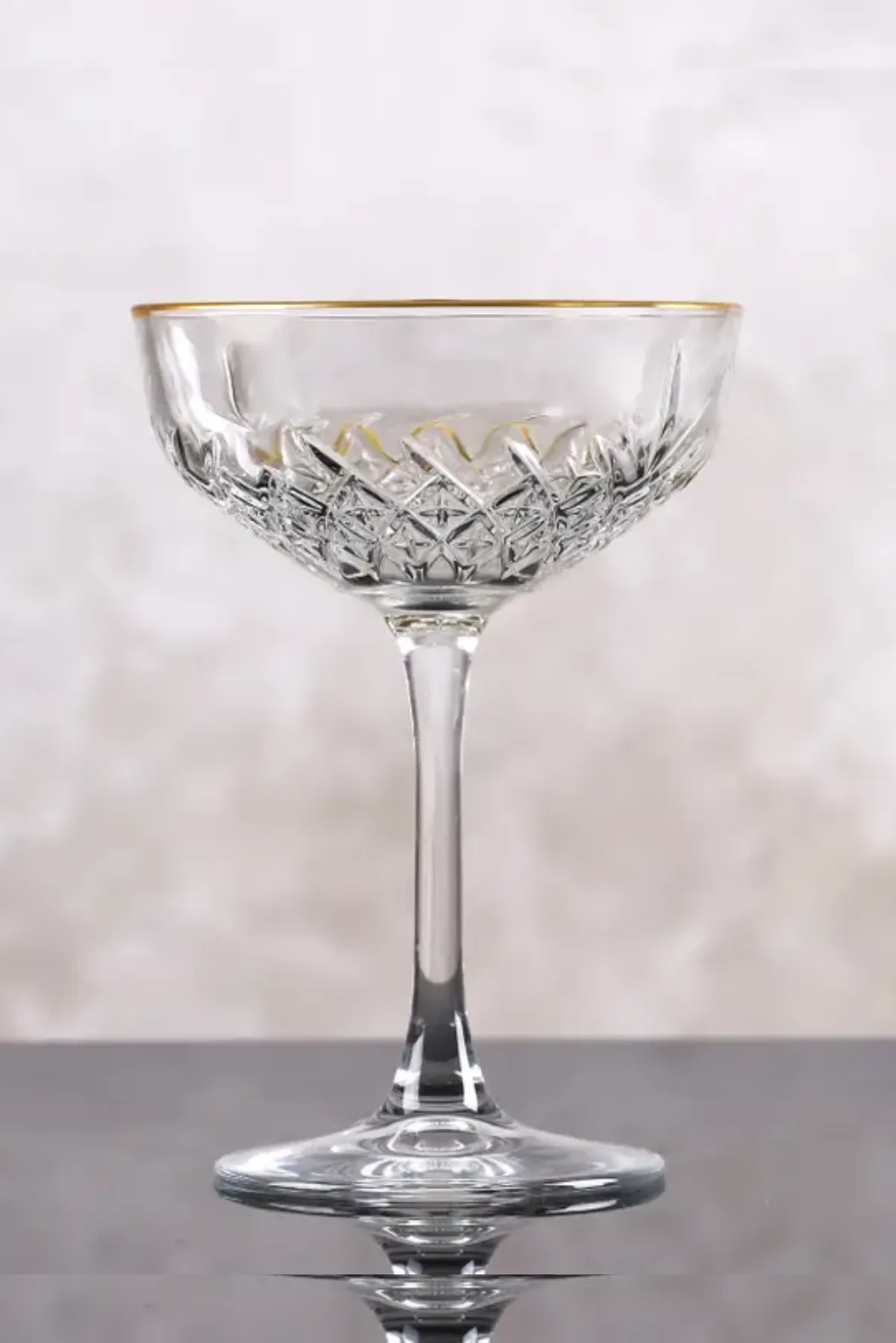 Art Deco Cocktail Glass