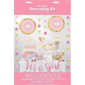 Baby Shower Pink Buffet Decorating Kit Each