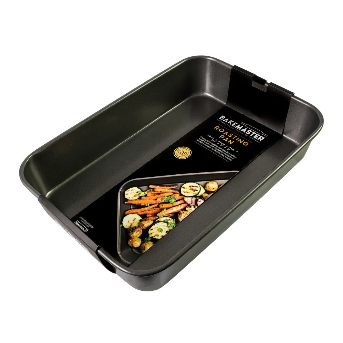 Bakemaster Deep Roasting Pan Large 39x28x7cm