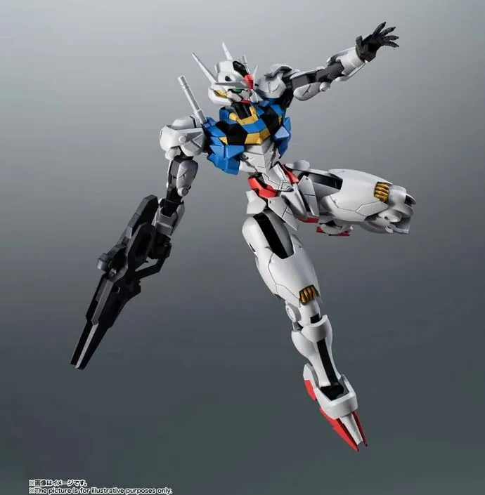 Bandai Robot Spirits Gundam Aerial ver. A.N.I.M.E. "Mobile Suit Gundam: The Witch from Mercury" Action Figure