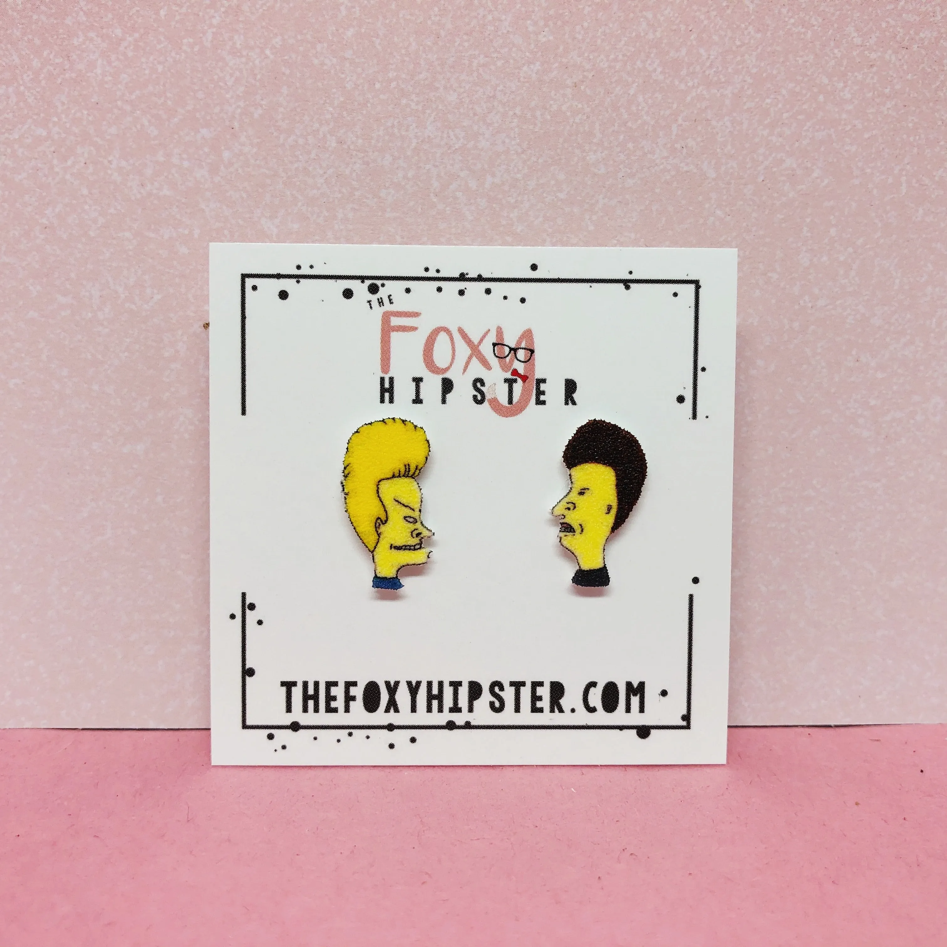 Beavis and Butthead Stud Earrings