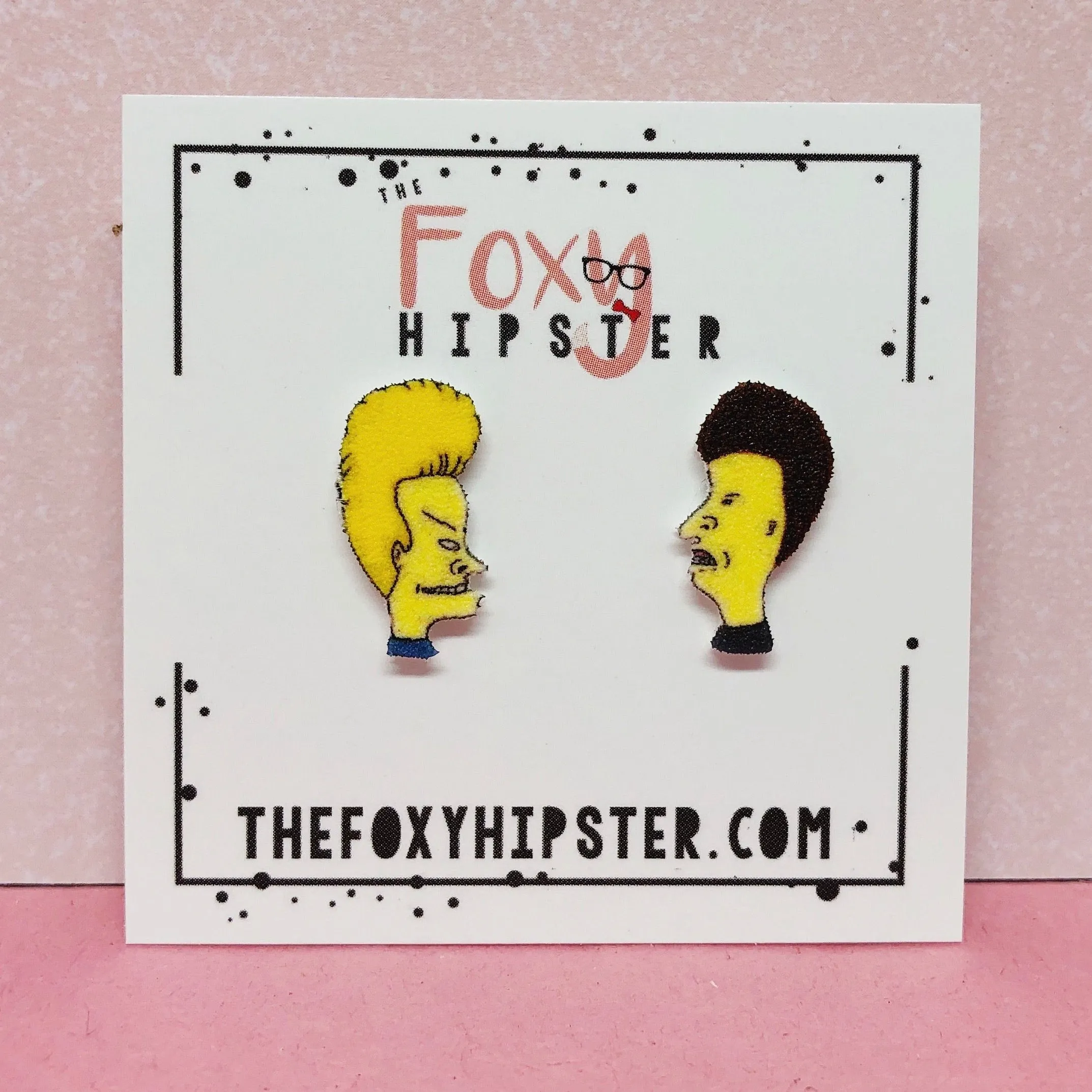 Beavis and Butthead Stud Earrings