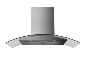 Belling 90cm Curved Chimney Hood | CHIM904GSTA