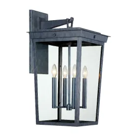 Belmont 4-Light Outdoor Wall Mount in Graphite