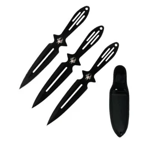 Black Widow Throwing Game Knife Set