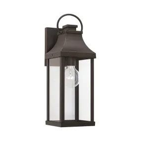 Bradford Coastal Outdoor Wall Lantern - 17.25" Oiled Bronze