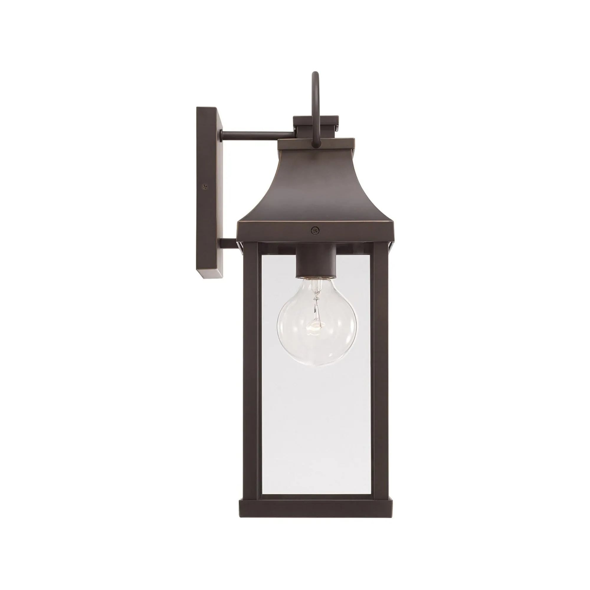 Bradford Coastal Outdoor Wall Lantern - 17.25" Oiled Bronze