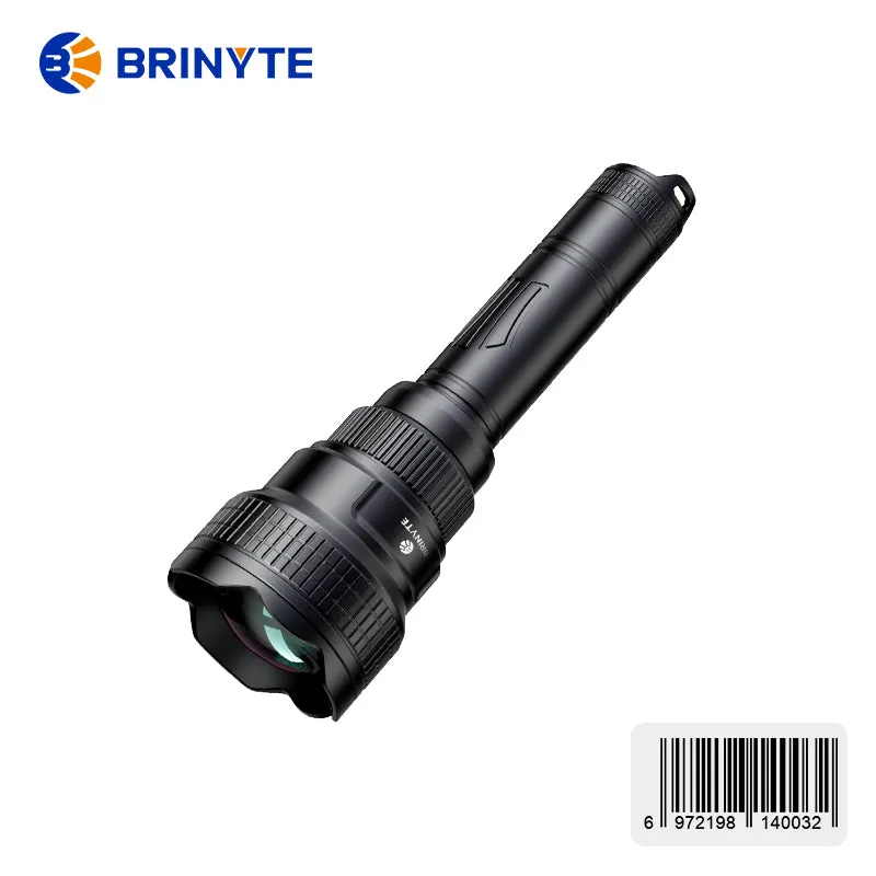 Brinyte T18 Zoomable Rechargeable W/R/G Hunting Light Kit with Wireless Remote Switch