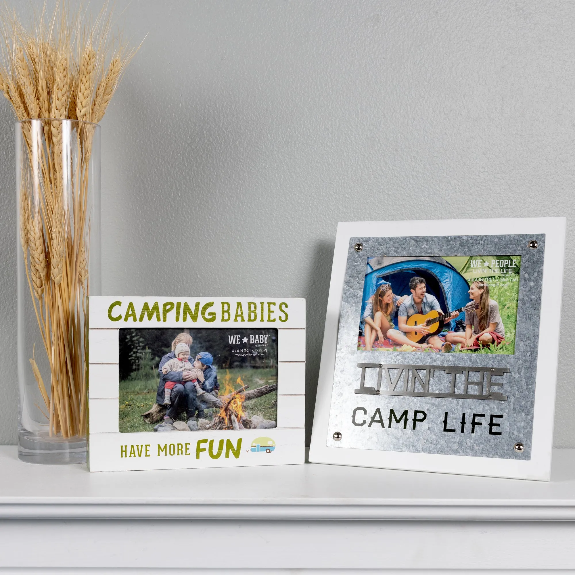 Camping Babies 7.5" x 6" Frame (Holds 6" x 4" Photo)