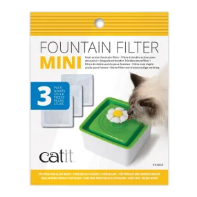 Catit Mini Flower Fountain Dual Action Replacement Filters Pack of 3