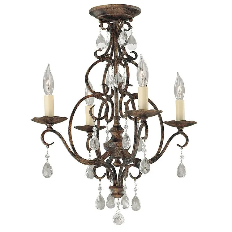 Chateau Four-Light Mini Chandelier