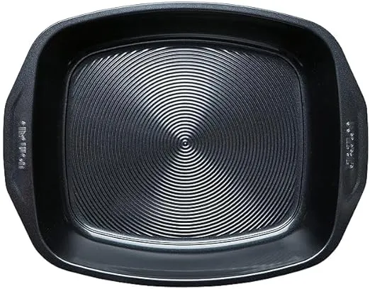 Circulon Ultra Lasting Nonstick Roasting Pan With Easy Serve Rack, Black - (39.5 x 30.5 x 6.5cm)