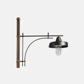 Classic Two Light Antique Brass Lamp Post