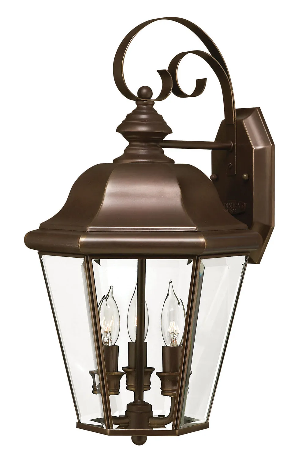 Clifton Park Medium Wall Mount Lantern in Copper Bronze