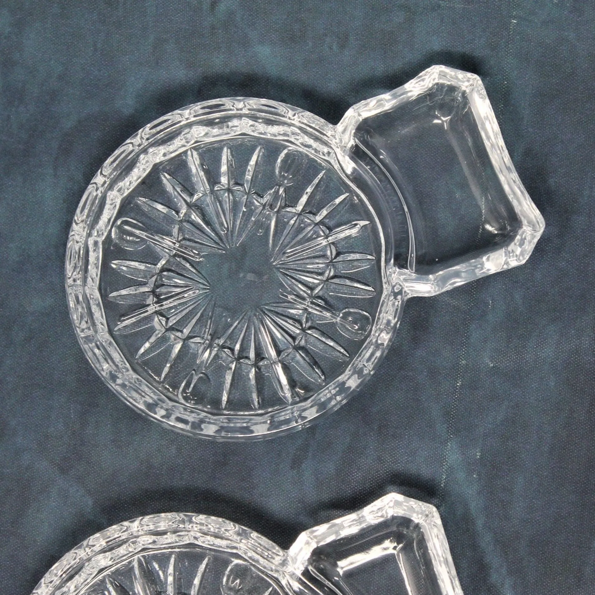 Coasters with Spoon Rest, Godinger Shannon Crystal, Freedom, Set of 4