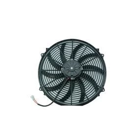 Cold-Case Radiators Electric Cooling Fan - Push/Pull - 1400 CFM - 12V - Curve Blade - 14 x 13" - 3" Thick - Plastic