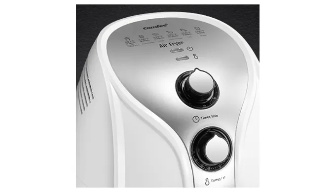 Comfee 1500W Multi Function Electric Hot Air Fryer with 2.6 Qt. Removable Dishwasher Safe Basket - Ships Same/Next Day!