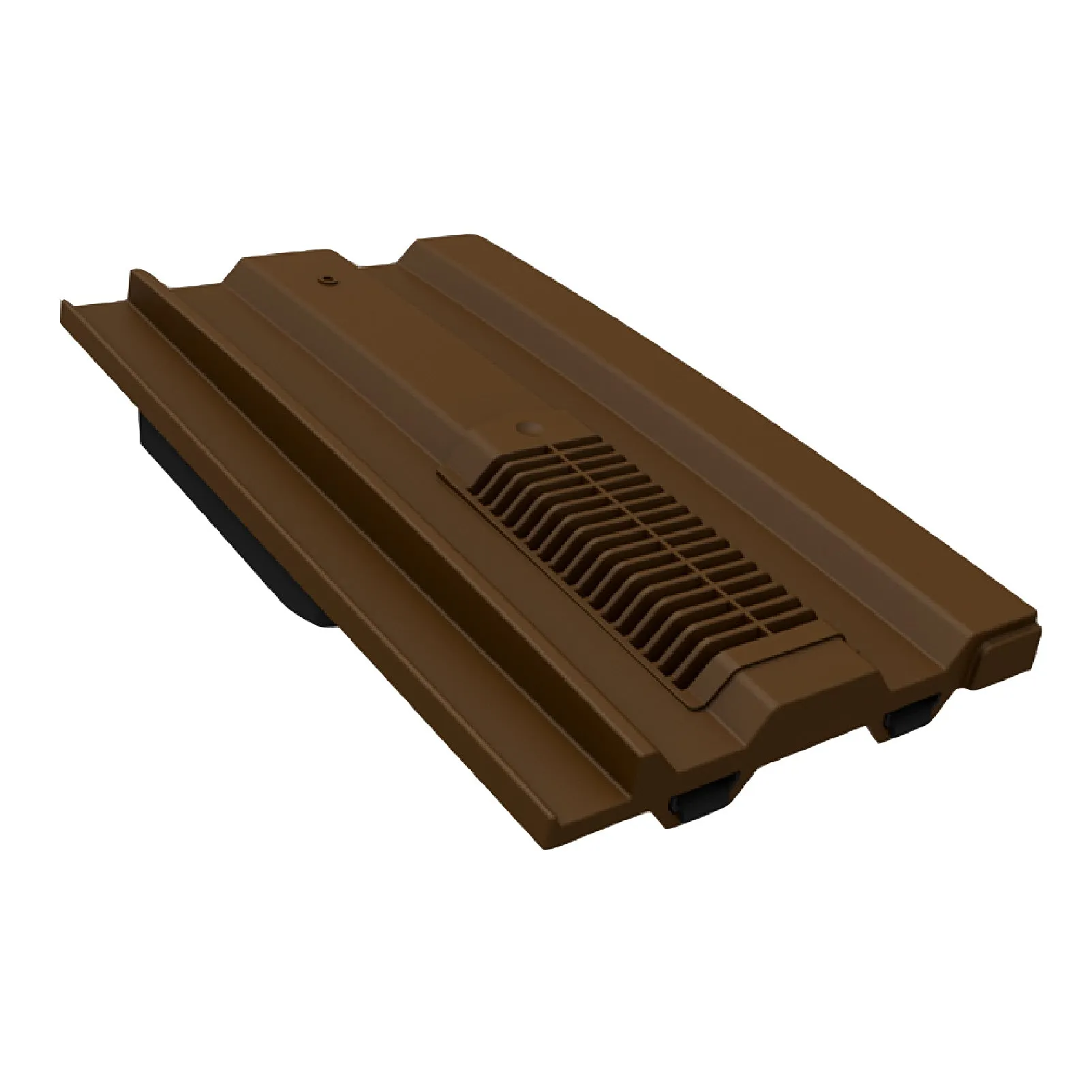 Dark Brown Mini Castellated Roof Tile Vent for Marley Redland Sandtoft