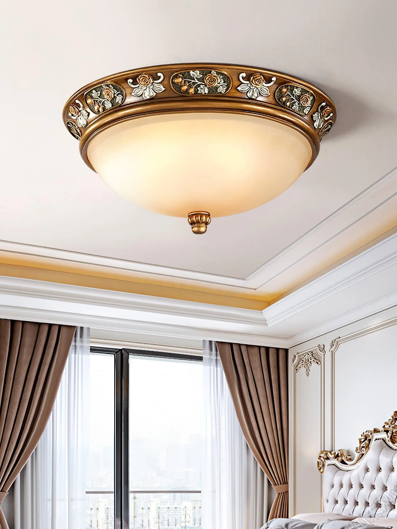 Deltana Resin Recessed Ceiling Light