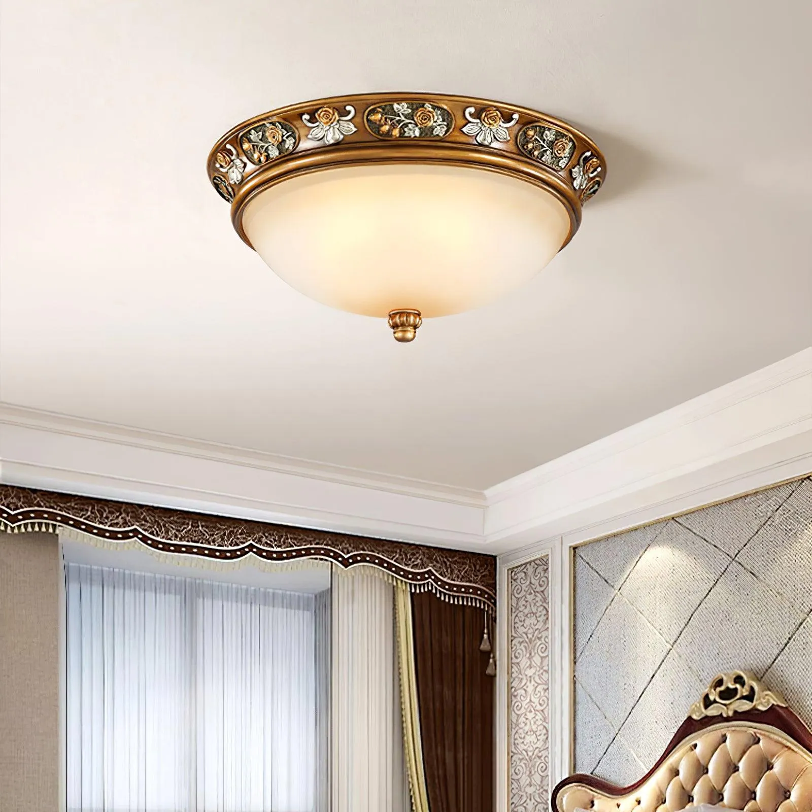 Deltana Resin Recessed Ceiling Light