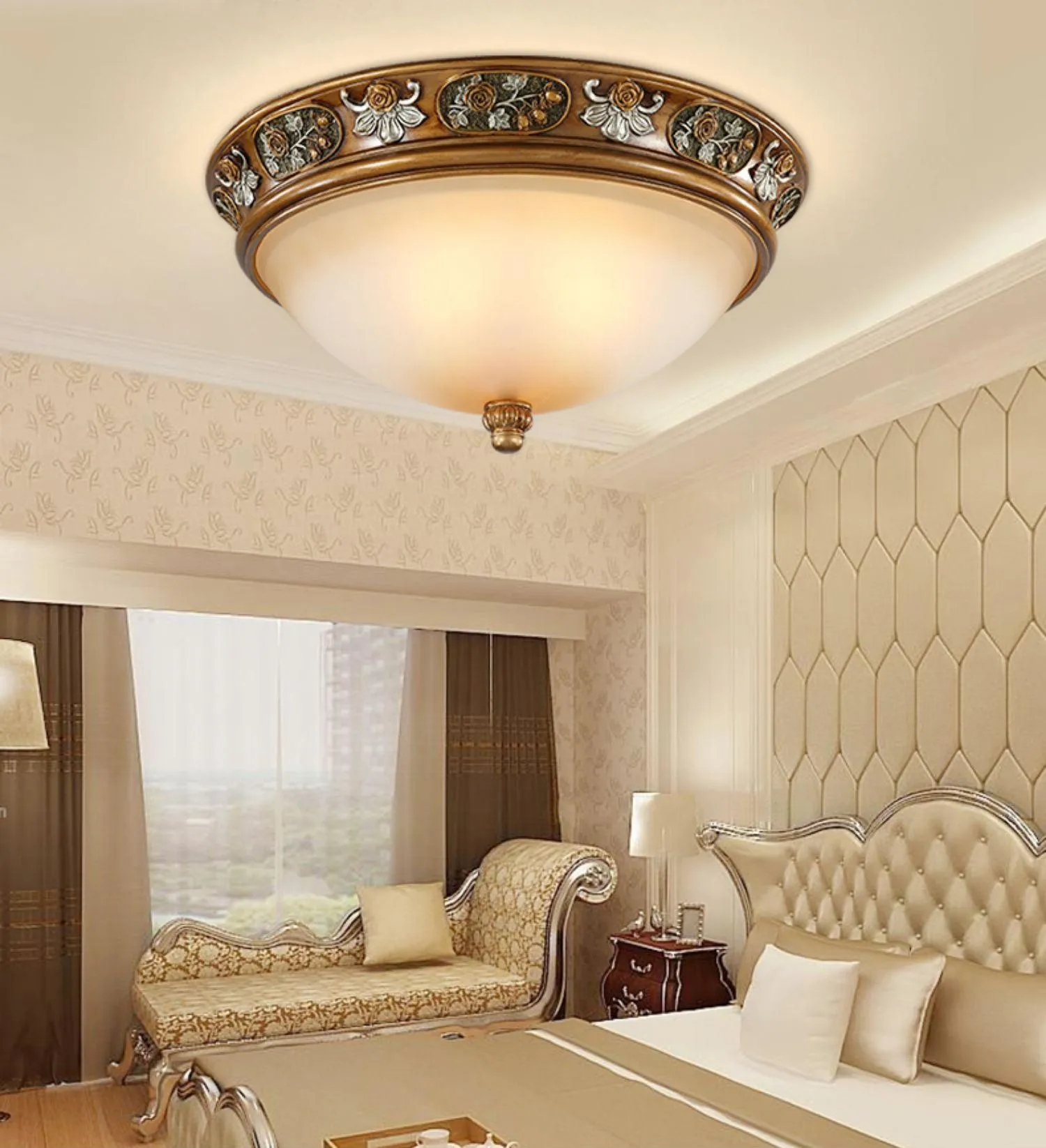 Deltana Resin Recessed Ceiling Light