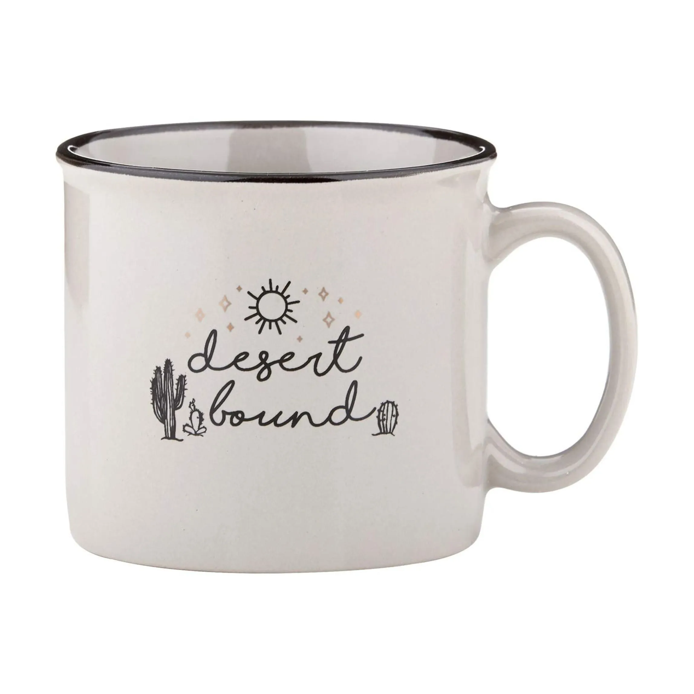 Desert Bound Grey Campfire Mug | 13 oz.