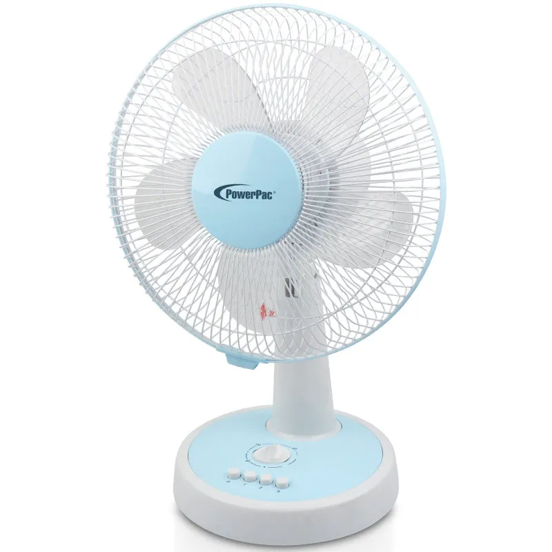 Desk Fan 12" with Oscillation & Timer (PPTF303)