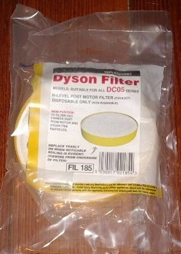 Dyson DC05 Vacuum Cleaner H-Level Post Motor Filter - Part # FIL185